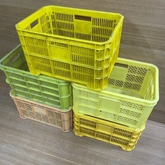 【メッシュコンテナ】　農業用　収納用　採集コンテナの画像