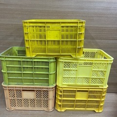 【メッシュコンテナ】　農業用　収納用　採集コンテナの画像