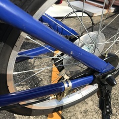 ⭐︎ドリーム2号館⭐︎ 折りたたみ自転車 Folding Bicycle/20インチ折りたたみ/青の画像