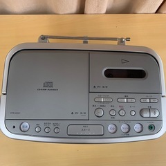 美原店 SONY CD ラジオ カセットレコーダー CFD-E501 2015年製 タイマー機能付き　FM/AM対応の画像