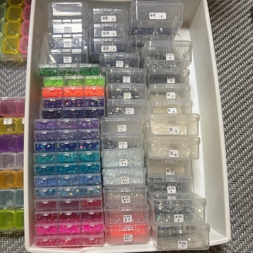 デコ　ラインストーン　セット