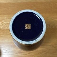 花瓶　鷹　木箱付きの画像