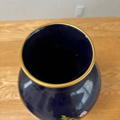 花瓶　鷹　木箱付きの画像