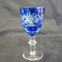 ☆色被切子 ペア 2点セット 食前酒盃 YOSHITANI GLASS 酒器 ガラス製 ワイングラス 吉谷硝子 カクテルグラス 札幌 北20条店の画像