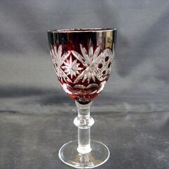 ☆色被切子 ペア 2点セット 食前酒盃 YOSHITANI GLASS 酒器 ガラス製 ワイングラス 吉谷硝子 カクテルグラス 札幌 北20条店の画像