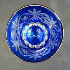 ☆色被切子 ペア 2点セット 食前酒盃 YOSHITANI GLASS 酒器 ガラス製 ワイングラス 吉谷硝子 カクテルグラス 札幌 北20条店の画像