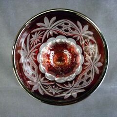 ☆色被切子 ペア 2点セット 食前酒盃 YOSHITANI GLASS 酒器 ガラス製 ワイングラス 吉谷硝子 カクテルグラス 札幌 北20条店の画像
