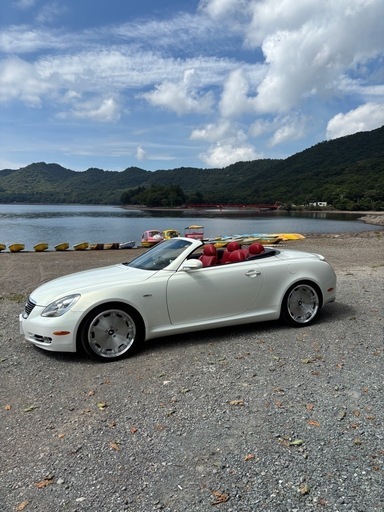 レクサス　sc430 美車　オープンカー　赤皮シート