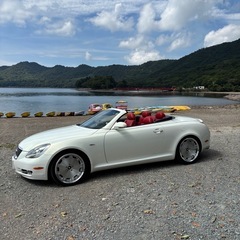 レクサス　sc430 美車　オープンカー　赤皮シート
の画像