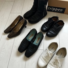 trippen ブーツ Deer black 35(22.5cm)の画像
