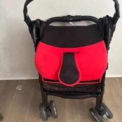 Pigeonベビーカー　pattanパタン　レッドの画像