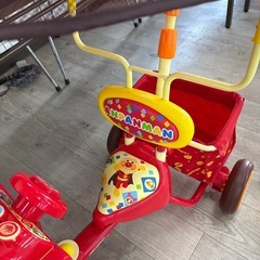 アンパンマン  三輪車  取替パーツ付の画像