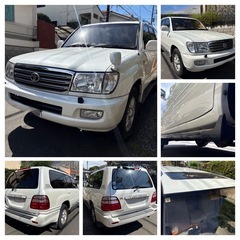 GH-UZJ100W-ランクル100＊H15,14万㌔,SR,ﾒｰｶｰナビ,8人乗  の画像