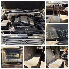 GH-UZJ100W-ランクル100＊H15,14万㌔,SR,ﾒｰｶｰナビ,8人乗  の画像