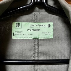 UNIVERSAL OVERALL オリーブグリーン セットアップの画像
