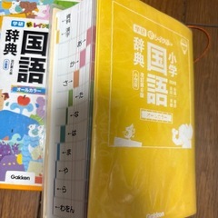 国語辞典　漢字辞典の画像