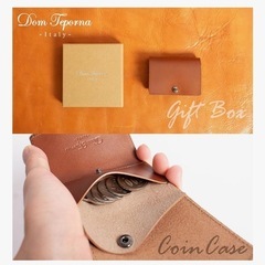 小型本革財布🤗ミンクオイル‼️モスグリーン　仕上げ済みです‼️🤗　DomTeporna] 小さい財布 本革 イタリアンレザー コンパクトな三つ折り ミニ財布 小銭入れあり メンズ レディース グリーンの画像
