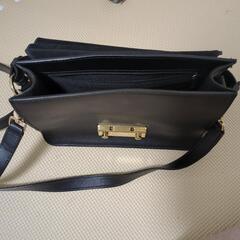 FURLA フルラ メトロポリス ハンドバッグ スタッズ 2WAY レザー 黒の画像