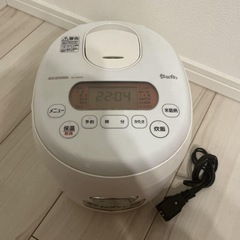 炊飯器 炊飯ジャー 3合炊き アイリスオーヤマ RC-MD30-W ホワイトの画像