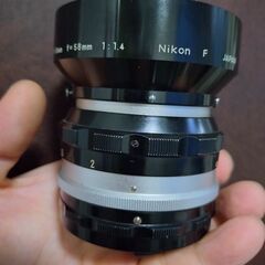 優良品　希少なfeet表示　Nippon Kogaku NIKKOR-S Auto 50mm F1.4 非Aiの画像