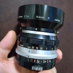 優良品　希少なfeet表示　Nippon Kogaku NIKKOR-S Auto 50mm F1.4 非Aiの画像
