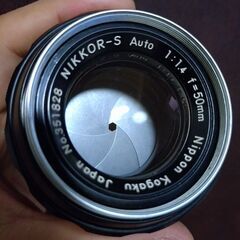 優良品　希少なfeet表示　Nippon Kogaku NIKKOR-S Auto 50mm F1.4 非Aiの画像