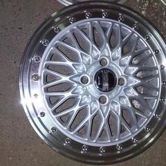 ＦＴＸ ＡＭＥ 15インチ　シュタイナー　メッシュ　アルミ　ホイール　軽自動車の画像