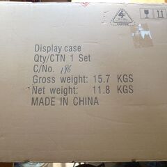 ディスプレイケース Display case Qty/CTN 1 set c/No.196の画像