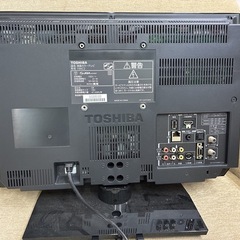 東芝REGZA 液晶カラーテレビ　19型の画像