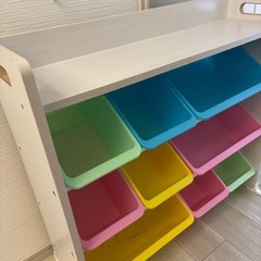 おもちゃ収納の画像
