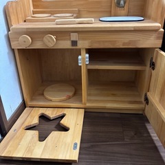 子供キッチン ままごと おもちゃの画像