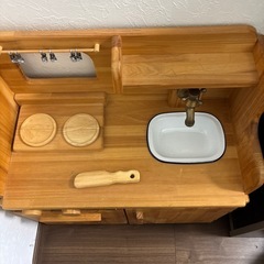 子供キッチン ままごと おもちゃの画像