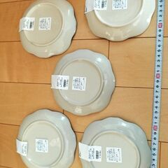 スタジオクリップ　スタンプフラワープリント　お皿の画像