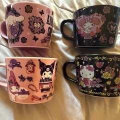 ANNA SUI アナスイ ファミマ サンリオ マグカップ 4種セットの画像