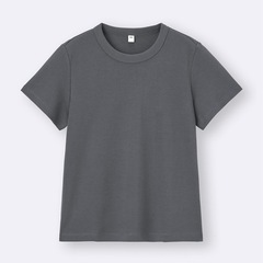 コットンスムースクルーネックTシャツ3枚の画像