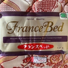 ベッド　ダブルベッド　フランスの画像