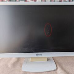 EPSON LD22W62S 21.5inchWide 液晶モニター 1920x1080 画面線キズ、外装焼け有の画像