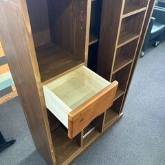 店頭引き渡し 中古 本棚 木製 収納 大きめ 家具 の画像