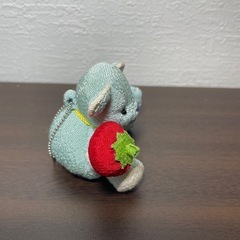 【決まりました】ちりめん細工 クマ キーホルダーの画像