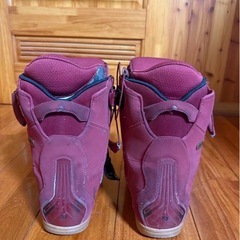 【DEELUXE/ディーラックス】スノボブーツ 赤 25,5cm メンズの画像