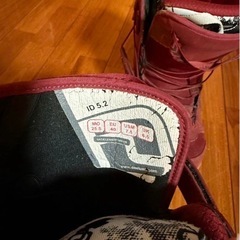 【DEELUXE/ディーラックス】スノボブーツ 赤 25,5cm メンズの画像