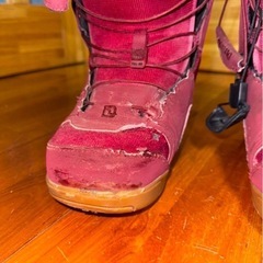 【DEELUXE/ディーラックス】スノボブーツ 赤 25,5cm メンズの画像