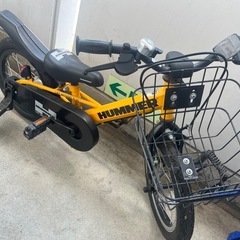 HUMMER 補助輪付き自転車の画像