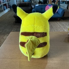 ぬいぐるみ🧸 1点物❗️ ポケモン ポケットモンスター Pokémon ピカチュウ⚡️モフモフ 糸ほつれアリ💦　マクドナルド限定　黄色の画像