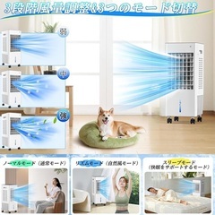 2025年製　ポータブルクーラー　スポットクーラー　冷風機　扇風機　サーキュレーターの画像