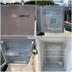 【❗️✨美品・人気サイズ✨❗️】Hisense 2ドア冷蔵庫 135L  2023年製 ✨簡易清掃・動作確認済み❗️の画像
