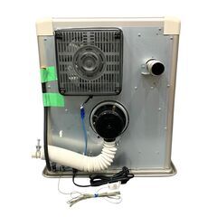 25C401_ジA SUNPOT サンポット 密閉式石油ストーブ FFR-563SX M 2013年製 FFストーブ 現状品 中古の画像