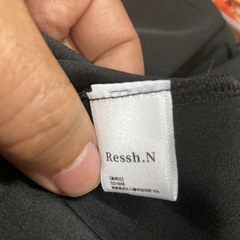 Ressh.N ブラック　キャミ　ワンピース　Mサイズの画像
