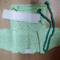 ハンドメイド　桃太郎衣裳　４歳児用の画像