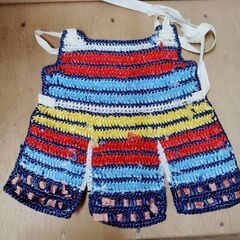 ハンドメイド　桃太郎衣裳　４歳児用の画像